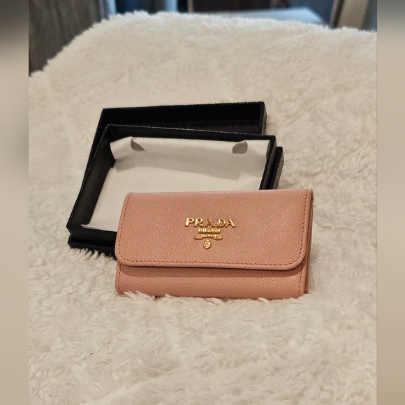 Prada Rose Keyholder Wallet - Picture 1 of 5